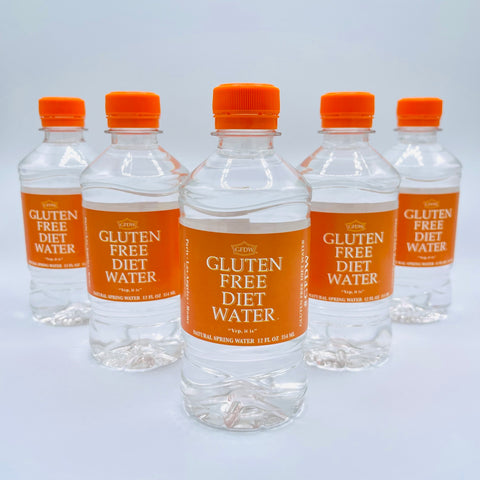 6 Pack of 12 oz Chubby Bottles - Gluten Free Diet Water
